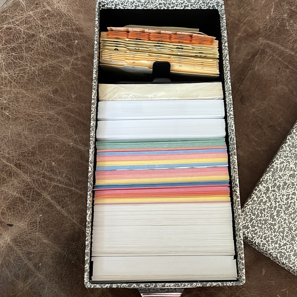 Index Card File Box NWT - Picture 3 of 8